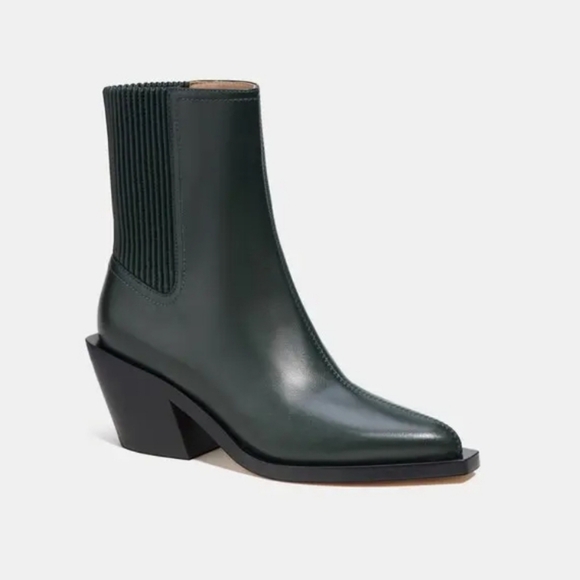 Coach Prestyn bootie green size 8 - Picture 1 of 11